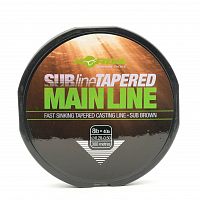 Леска карповая с шок лидером KORDA Subline Tapered Mainline 300m.