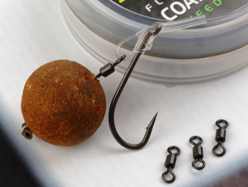 Korda Micro Rig Swivel - вертлюг очень маленького калибра, который можно монтировать в механизмы монтажей типа combi, или даже на цевье крючка. фото 3 Вертлюжки для крючка микро KORDA Micro Rig Swivel фото 3