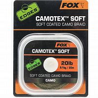 Мягкий поводковый материал в оплётке FOX Camotex Soft EDGES