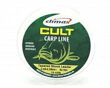 Шок-лидер конусный Climax CULT Tap.Shock Leader 5x15m 0,28-0,58mm /12-40lb 
