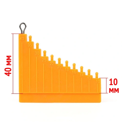 Инструмент для измерения длины волоса PANDA Tackle Hair Gauge фото 2 Инструмент для измерения длины волоса PANDA Tackle Hair Gauge фото 2