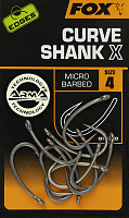 Крючки карповые усиленные FOX EDGES Curve SHANK X