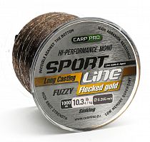 Леска карповая Carp Pro Sport Line Flecked Gold 1000м