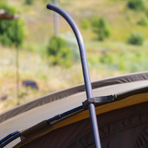 Carp Pro 22mm - Кобра, изготовленная из карбона, обладает гораздо меньшим весом и более высокой жесткостью по сравнению с традиционными кобрами. Благодаря этому она не только меньше утомляет руку в процессе прикармливания, но и обеспечивает преимущество в дальности, точности и стабильности заброса бойлов фото 2 Карбоновая кобра Carp Pro 22mm фото 2