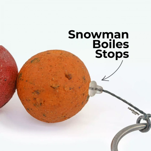 Стопоры для комбинированных насадок Carptoday Tackle Bait Bung Snowman Boiles Stops фото 5