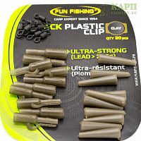 Безопасные клипсы набор FUN FISHING Pack Plastic Clip Clay