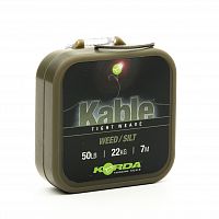 Лидкор KORDA Kable Tight Weave Leadcore 7м (Weed)