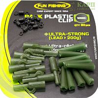 Безопасные клипсы набор FUN FISHING Pack Plastic Clip Weed