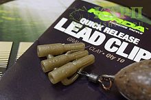 Безопасные клипсы KORDA Quick ReleaseLead Clip Weed/Silt