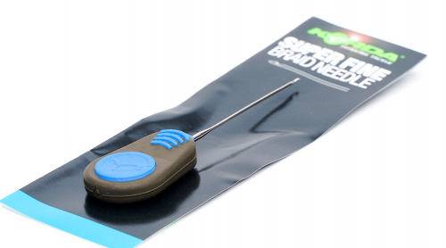 Korda Super Fine Braid Needle - игла из нержавеющей стали с коническим острием. Специально разработана для бойлов. Игла для бойлов Korda Super Fine Braid Needle