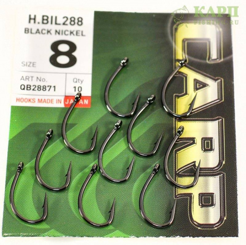 Крючки карповые HAYABUSA H.BIL288 Никель Крючки карповые HAYABUSA H.BIL288 Никель