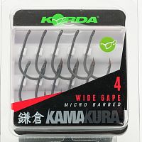 Крючки карповые KORDA KAMAKURA Wide Gape