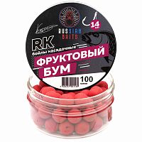 Бойлы насадочные Russian Baits Фруктовый Бум 14мм 100гр