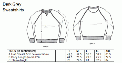 CCMoore DARK GREY SWEATSHIRT M - толстовка фото 2 CCMoore DARK GREY SWEATSHIRT M - толстовка фото 2