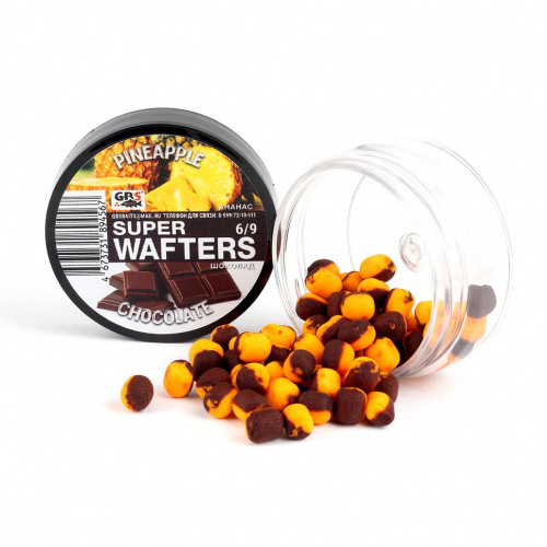 Вафтерсы GBS Pineapple-Chocolate (Ананас-Шоколад) 6x9mm фото 2 Вафтерсы GBS Pineapple-Chocolate (Ананас-Шоколад) 6x9mm фото 2