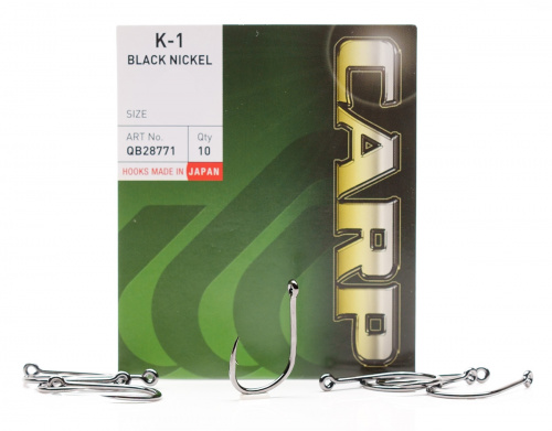 Крючки карповые HAYABUSA K-1 Никель Крючки карповые HAYABUSA K-1 Никель