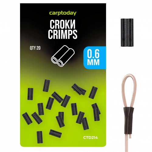 Обжимные трубочки Carptoday CROKИ CRIMPS Обжимные трубочки Carptoday CROKИ CRIMPS